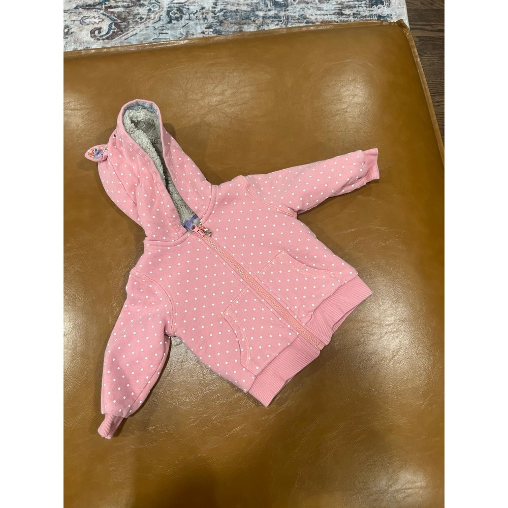 Mini Boden Sherpa bunny jacket girls 9-12‎ months